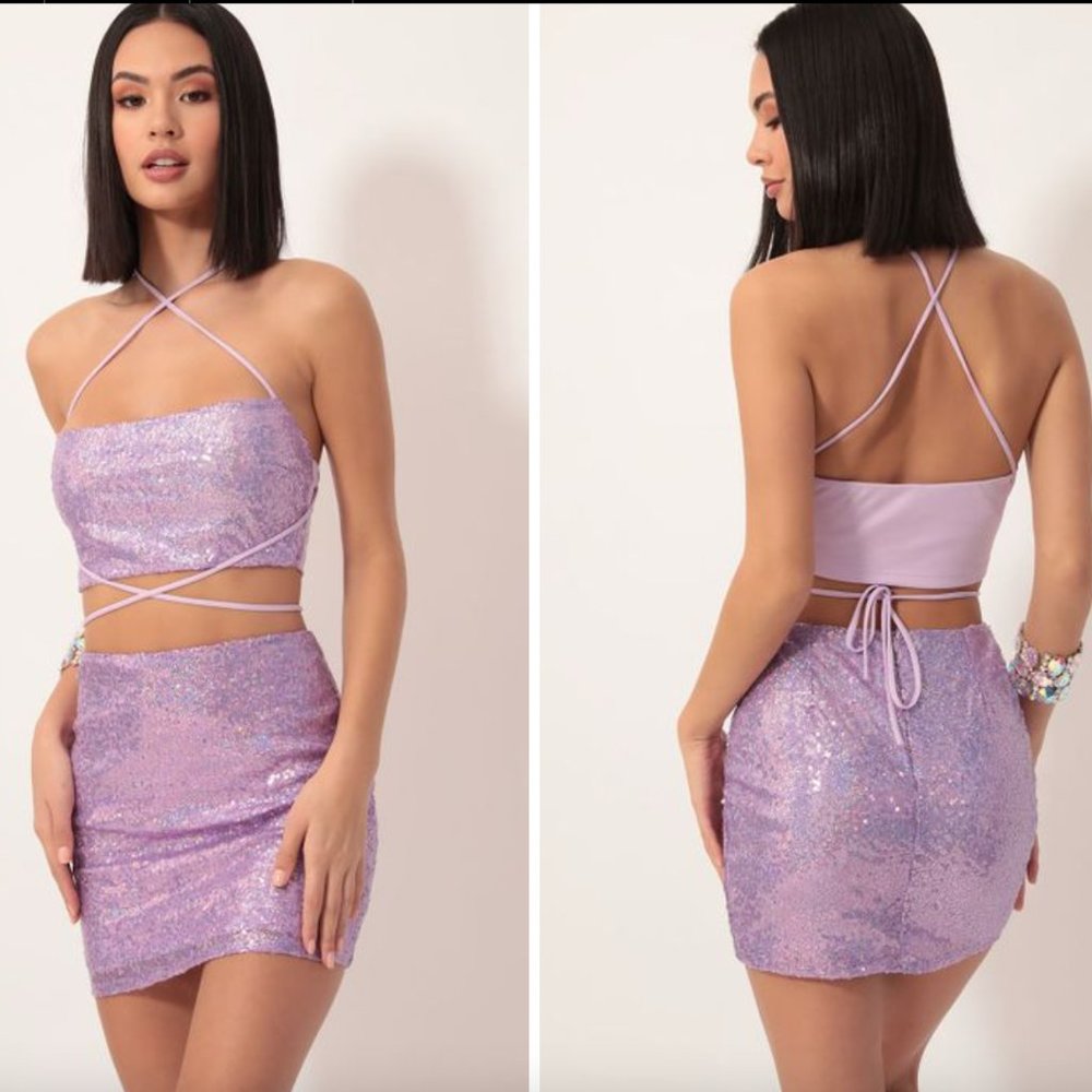 Two-Piece Sequin Set - Never Been Worn!